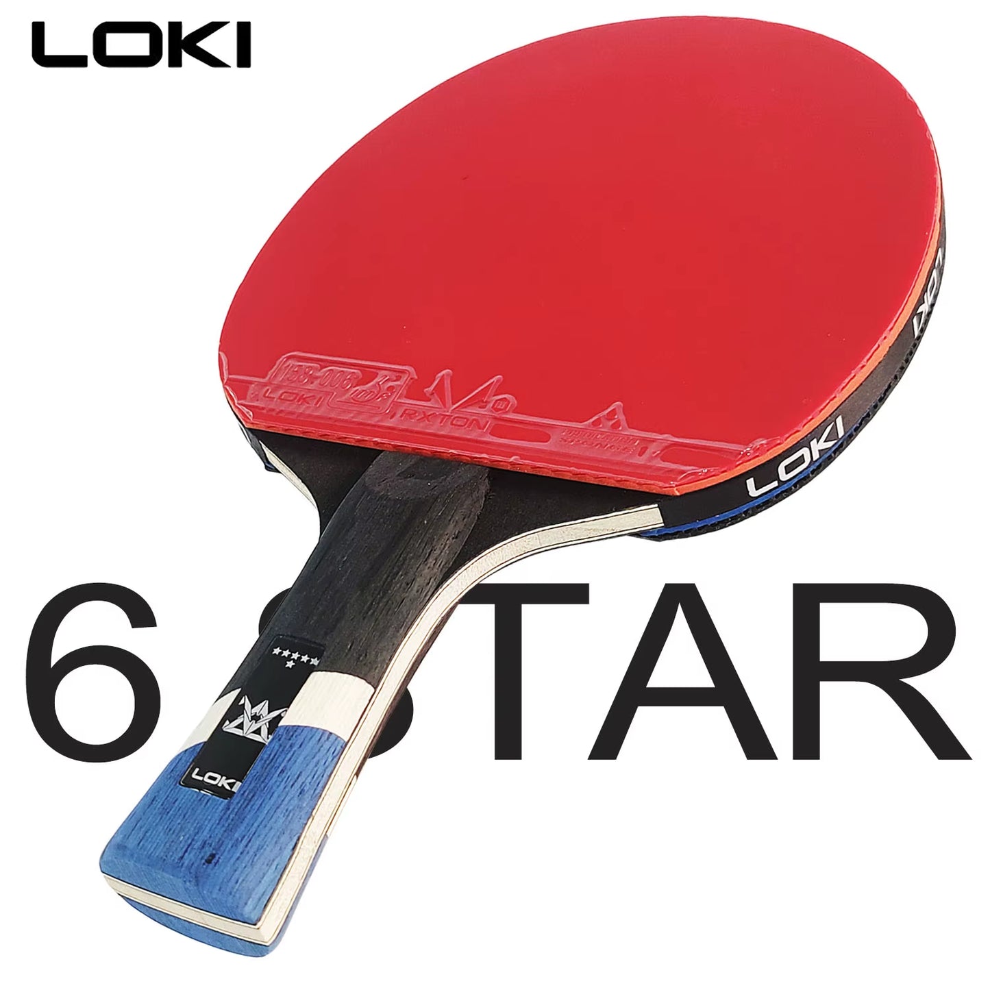 9 Star Table Tennis Racket Professional 5+2 Carbon Ping Pong Paddle 6/7/8/9 Star Ultra Offensive with Sticky Rubbers