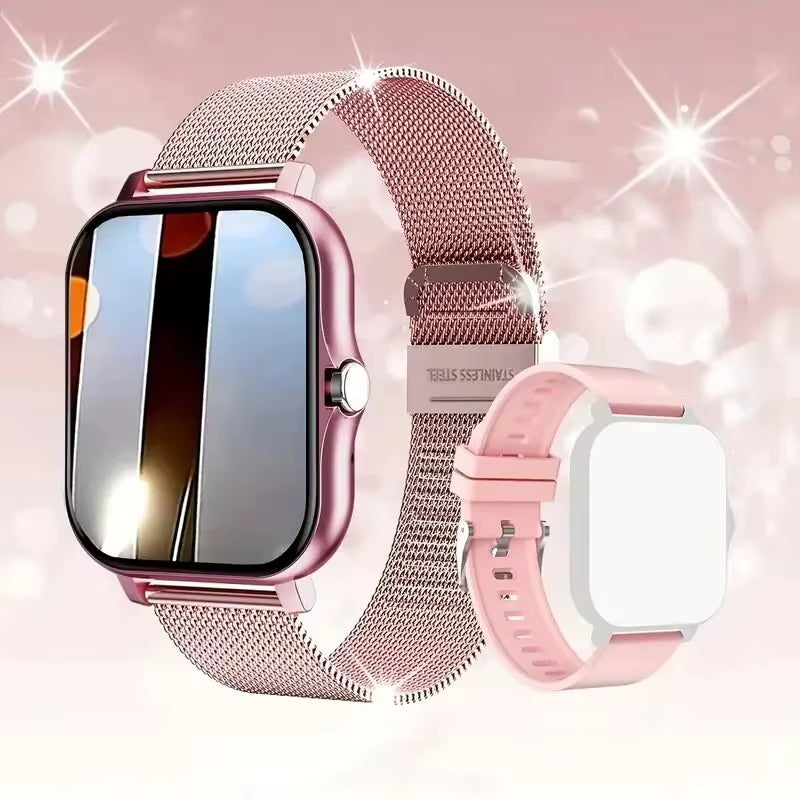 2026 New Smart Watch Bluetooth Talk Full Touch Screen Heart Rate Monitor Sports Fitness Smart Watch Men Women Gift