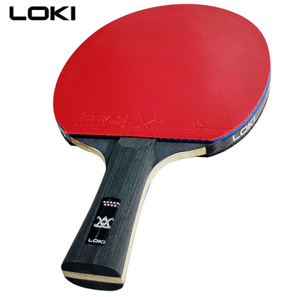 9 Star Table Tennis Racket Professional 5+2 Carbon Ping Pong Paddle 6/7/8/9 Star Ultra Offensive with Sticky Rubbers