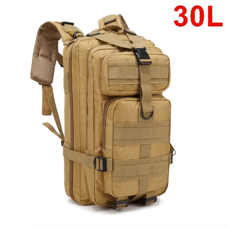 30/50L Tactical Backpacks Man Traveling Bags Survival Outdoor 3P Assault Pack EDC Molle Pack Hiking Trekking Hunting Bag