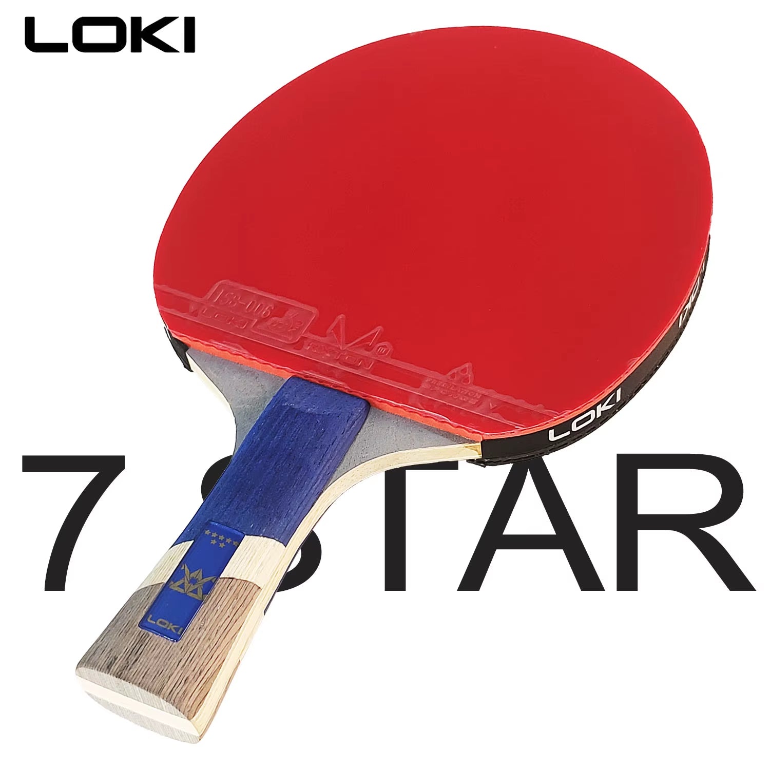 9 Star Table Tennis Racket Professional 5+2 Carbon Ping Pong Paddle 6/7/8/9 Star Ultra Offensive with Sticky Rubbers