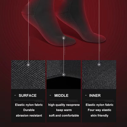 5Mm Diving Socks 3Mm Neoprene Wetsuit Water Socks Surf Beach Booties Anti-Slip Swimming Fin Sand Proof Ice Bath Warm Socks